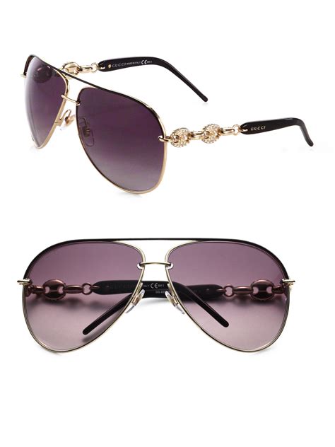 transition glasses gucci aviator|Gucci Polarized Metal Aviator Sunglasses .